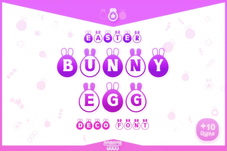 Easter Bunny Egg Font Download