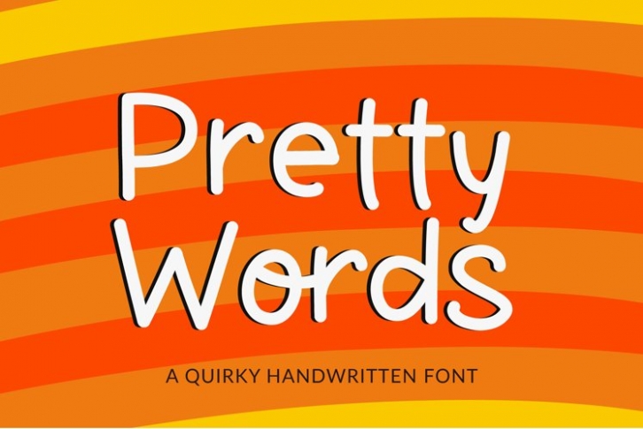 Pretty Words Font Download