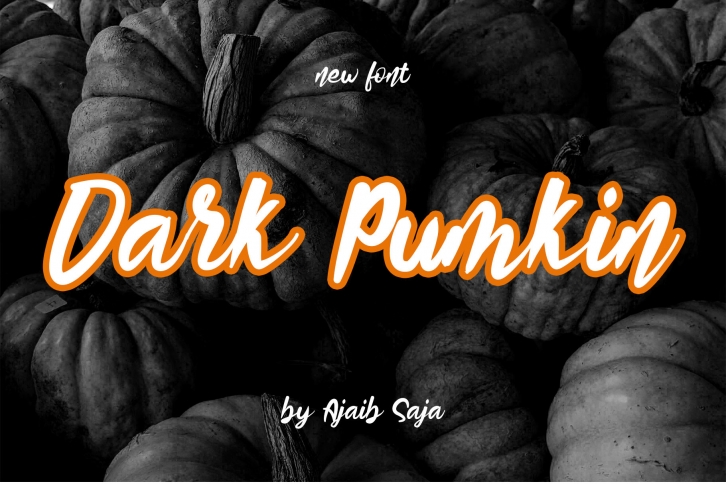 Dark Pumkin Font Download