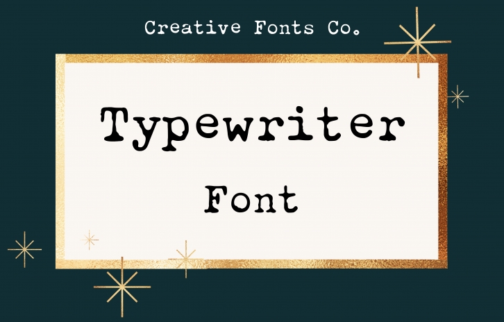 Typewriter Font Download