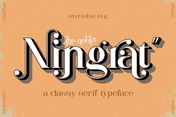 Ningrat Font Download