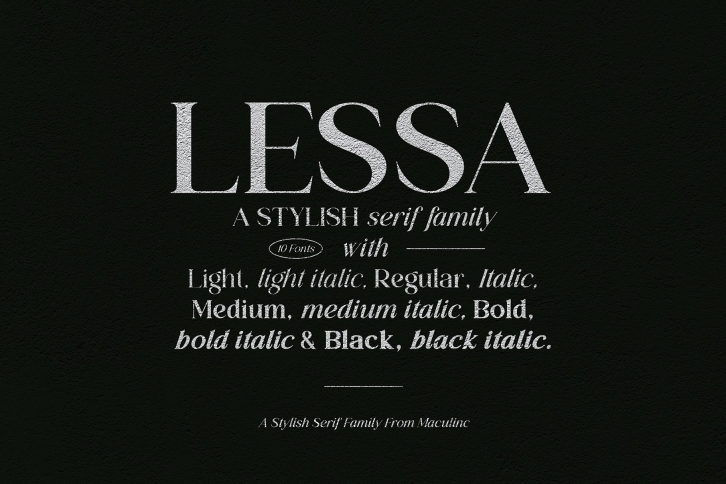 Lessa Font Download