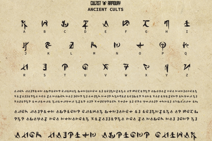 Ancient Cults Font Download