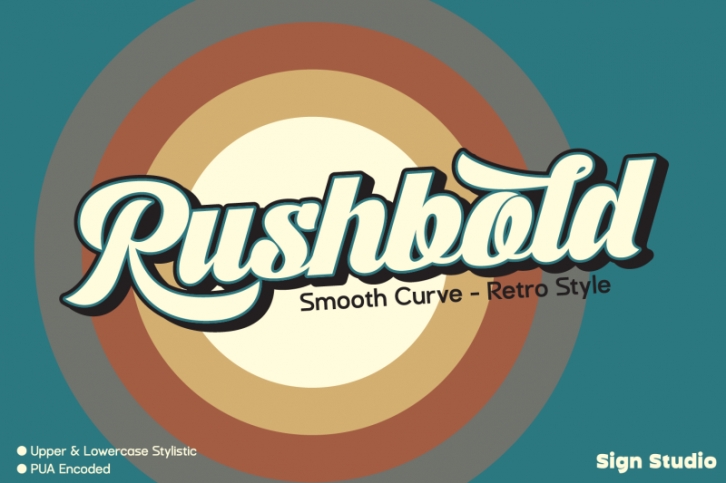 Rushbold Font Download