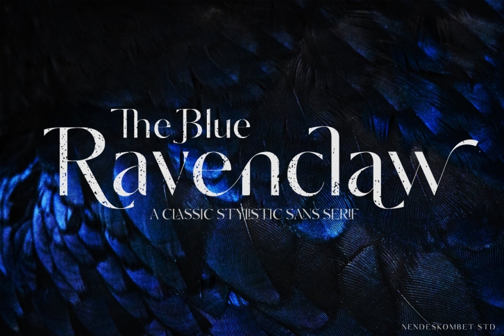 The Blue Ravenclaw Font Download