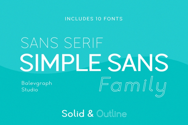 Simple Sans Family Font Download