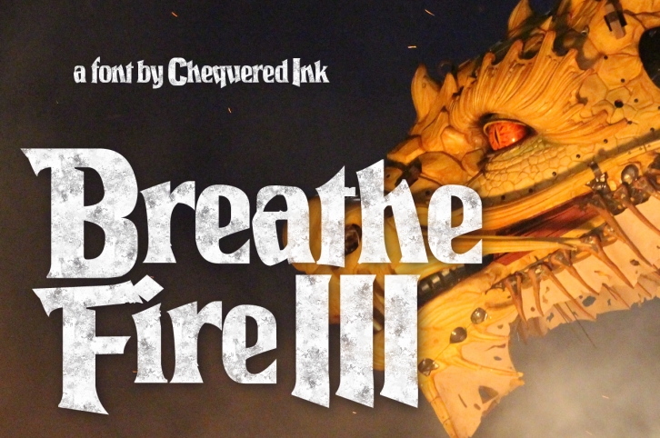 Breathe Fire III Font Download