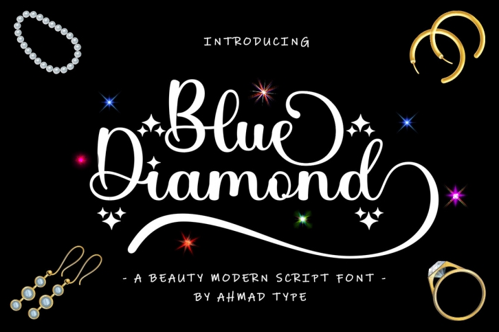 Blue Diamond Font Download