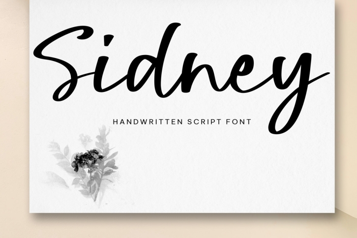 Sidney Script Font Download
