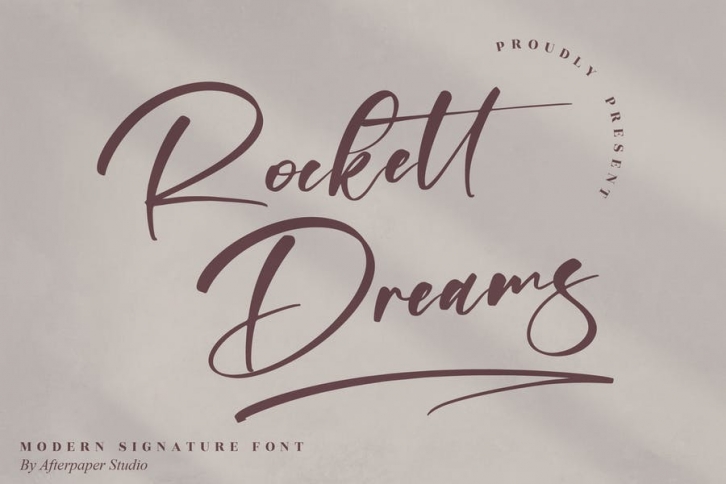 Rocket Dreams Modern Signature Font LS Font Download