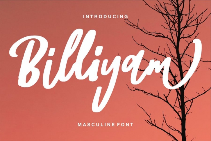 Billiyam | Masculine Font Font Download