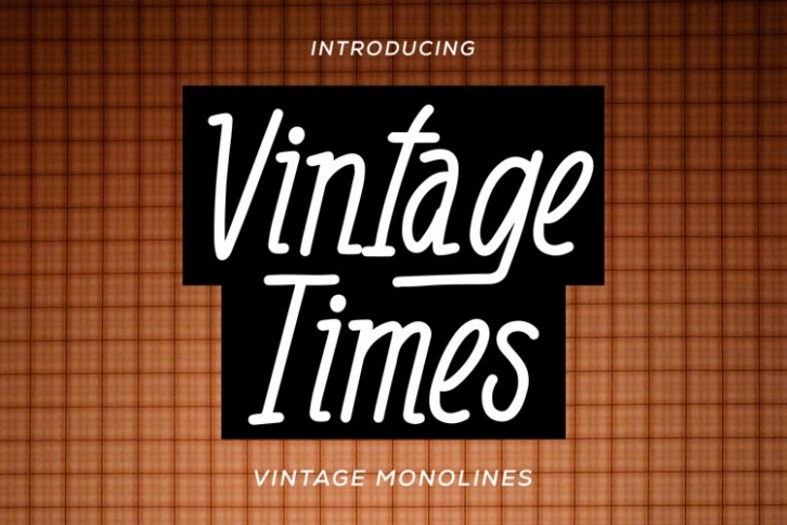 Vintage Times Font Download