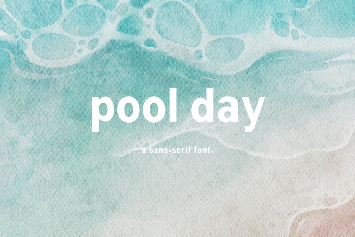 Pool Day Font Download