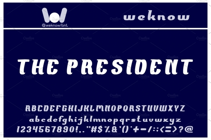 The President font Font Download