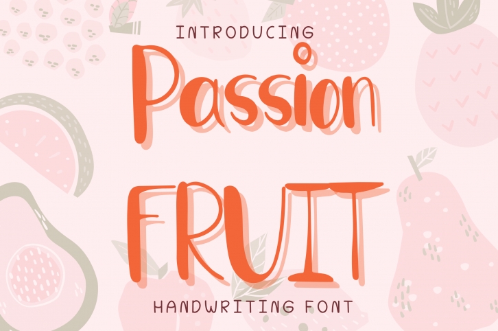 Passion Fruit Style Font Download