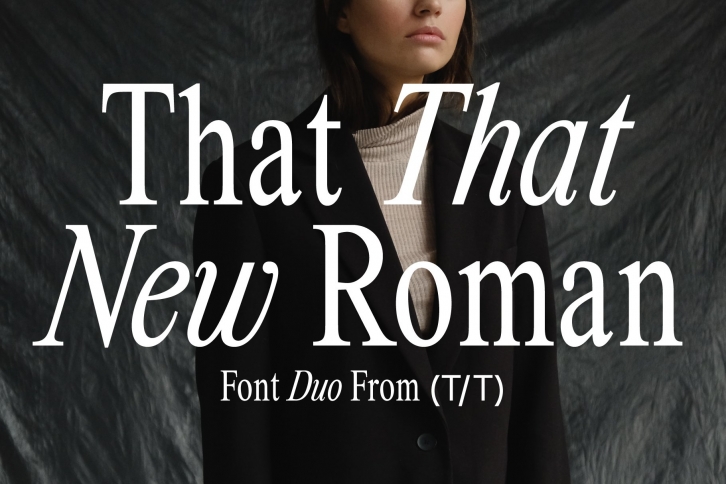That That New Roman Duo Font Download