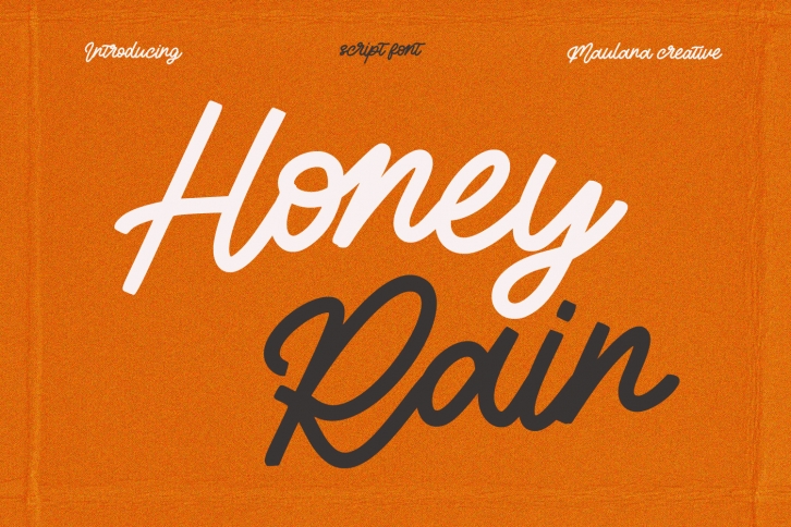 Honey Rain Font Download