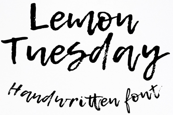 Lemon Tuesday Font Download