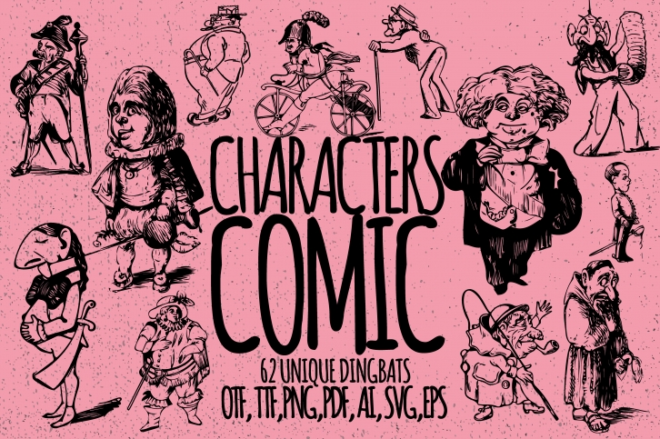 Comic Characters Font Download