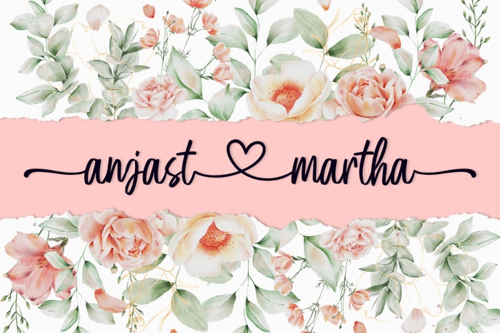 Anjast Martha 1 Font Download