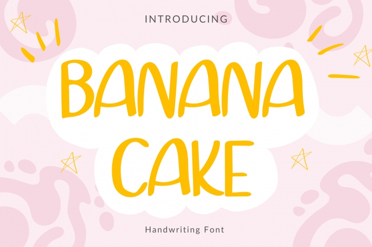 Banana Cake Style Font Download