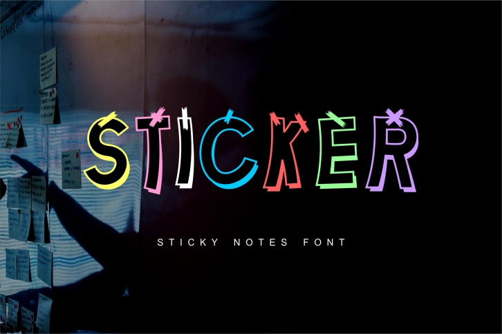 Sticker Font Download