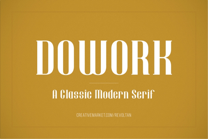 Dowork Font Download