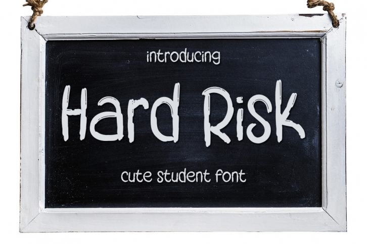 Hard Risk Font Download