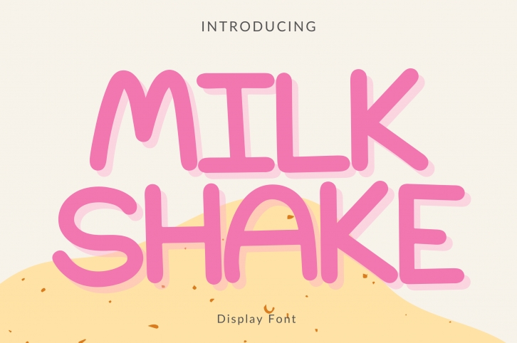 Milk Shake Style Font Download