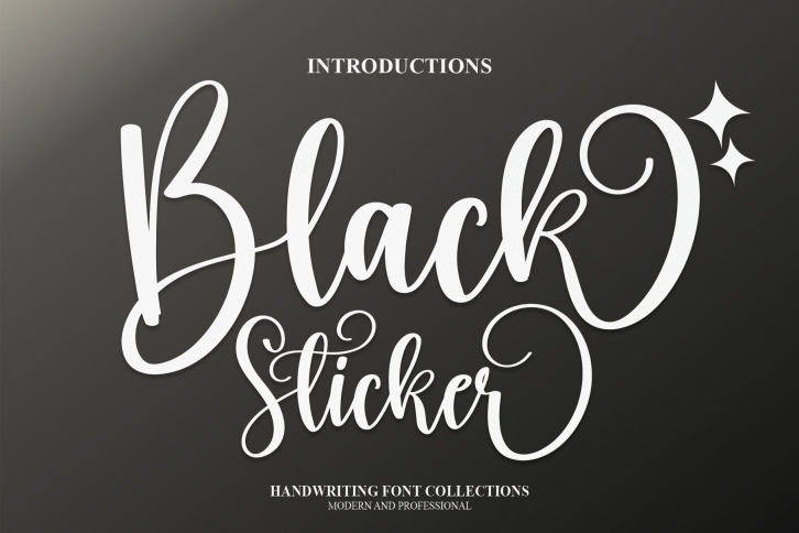 Black Sticker Font Download