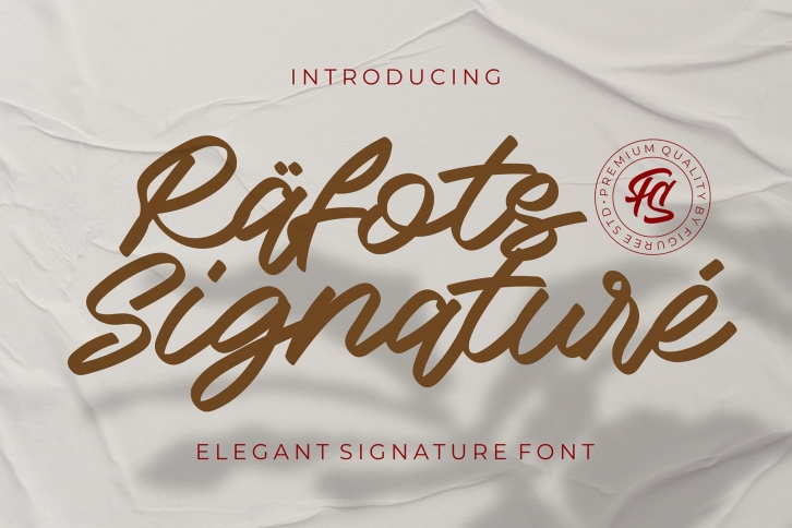 Rafots Signature Font Download