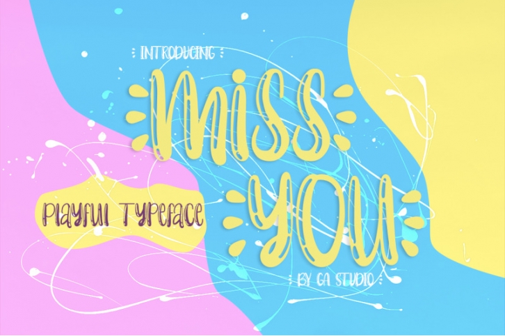 miss you - A  Playful Typeface Font Download