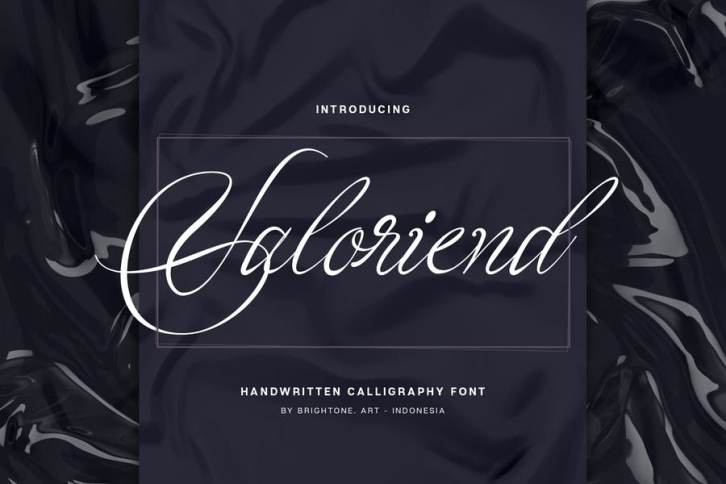 Valoriend - Beauty Lettering Font Download