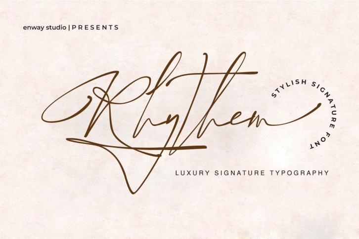 Rhythem Signature Font Download