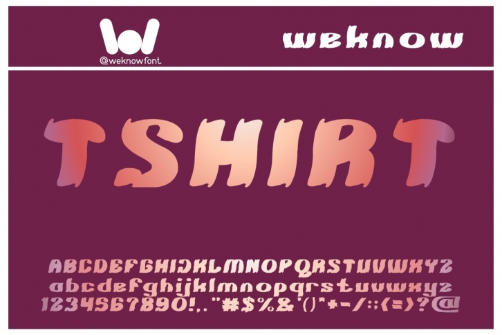 Tshirt Font Download