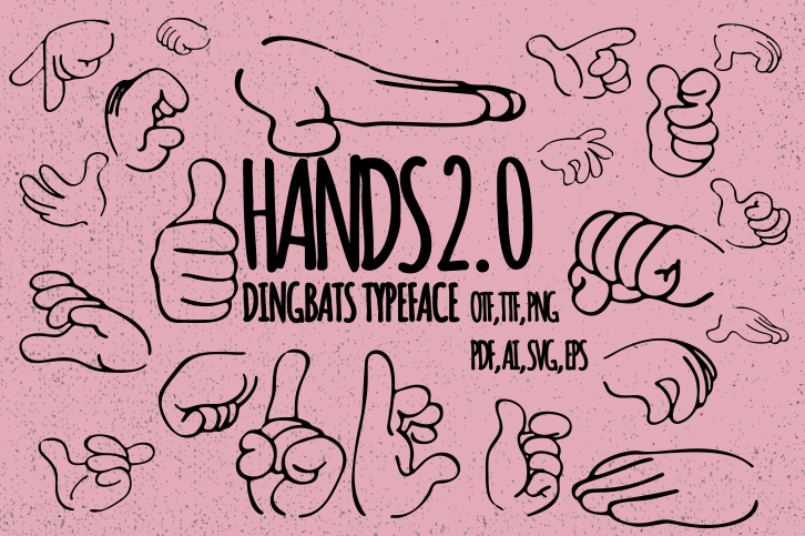 Hands 2.0 Font Download