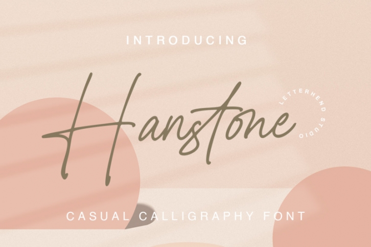 Hanstone - Casual Calligraphy Font Font Download