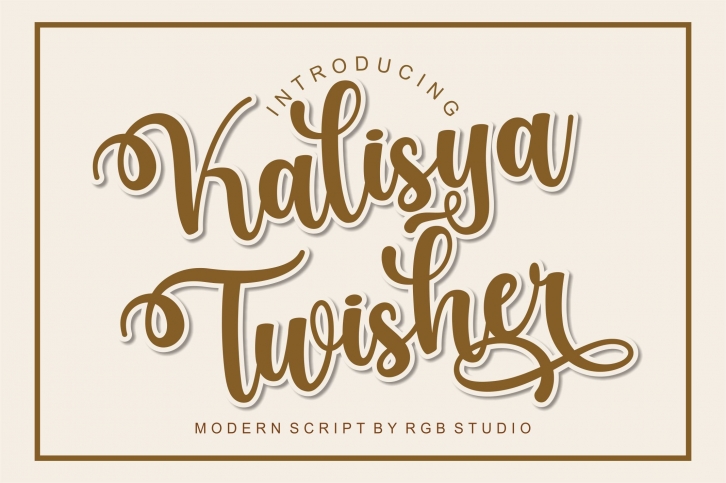 Kalisya Twisher Font Download