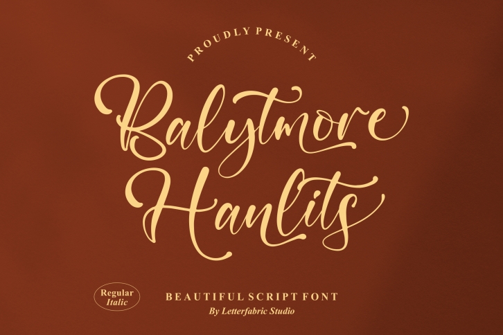 Balytmore Hanlits Font Download