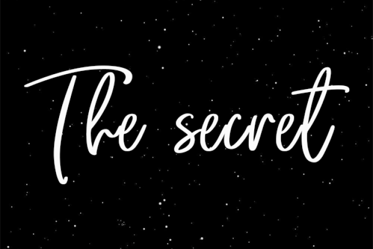 The Secret Font Download