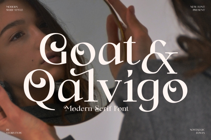 Goat  Qalvigo Modern Serif Font Download