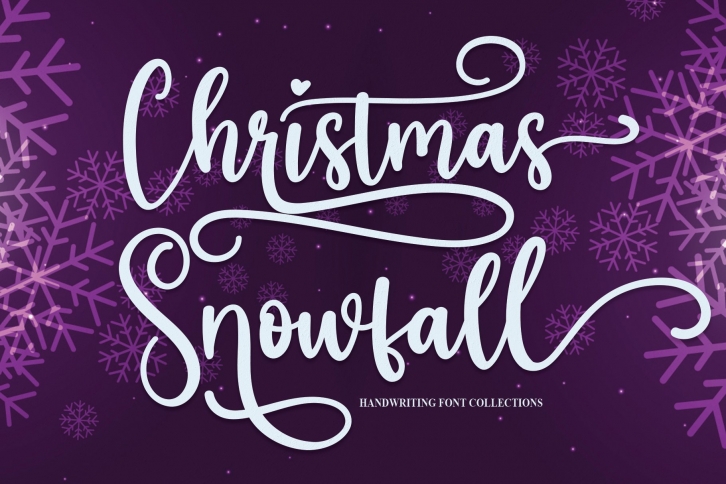 Christmas Snowfall Font Download
