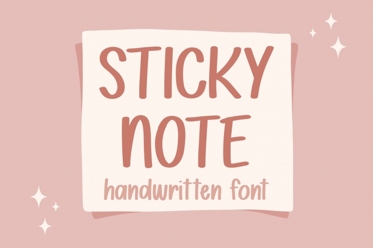 Sticky Note Font Download