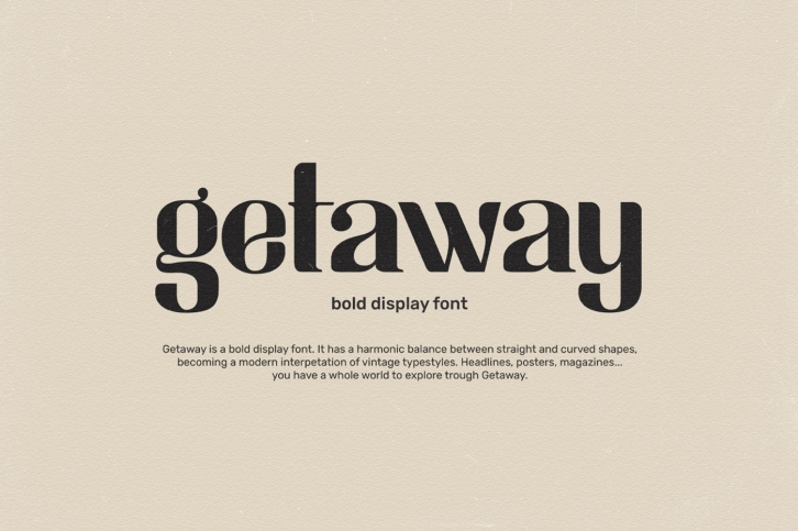 Getaway Font Download