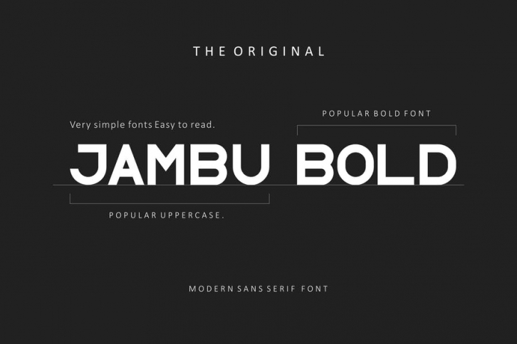 Jambu Bold Font Font Download
