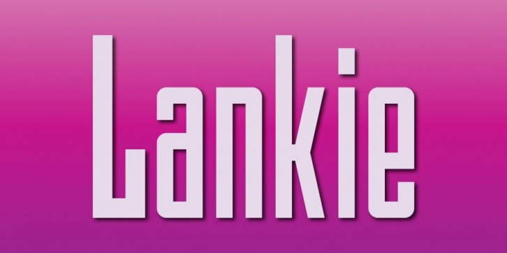 Lankie Font Download