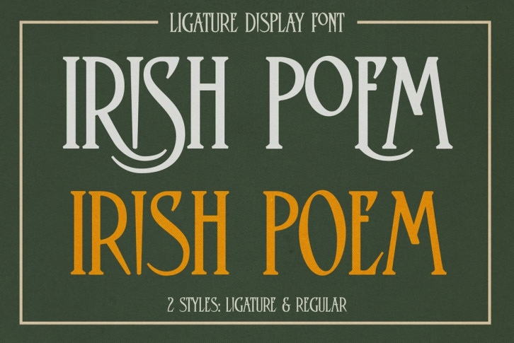 Irish Poem Font Download
