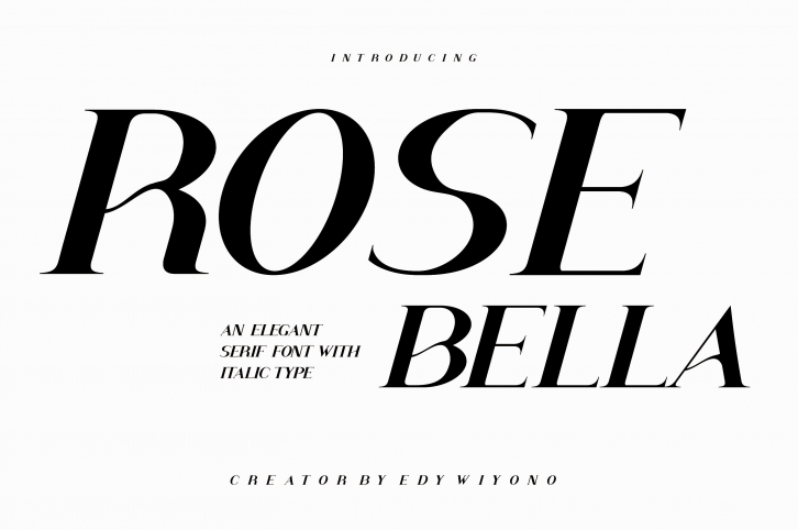 Rose Bella Italic Font Download
