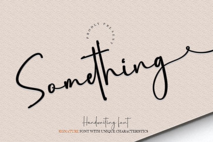 Something Font Download