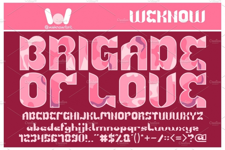 Brigade of love font Font Download